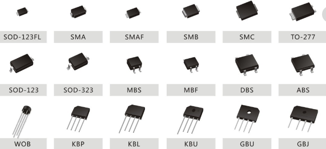 整流二極管,穩(wěn)壓二極管,開關二極管